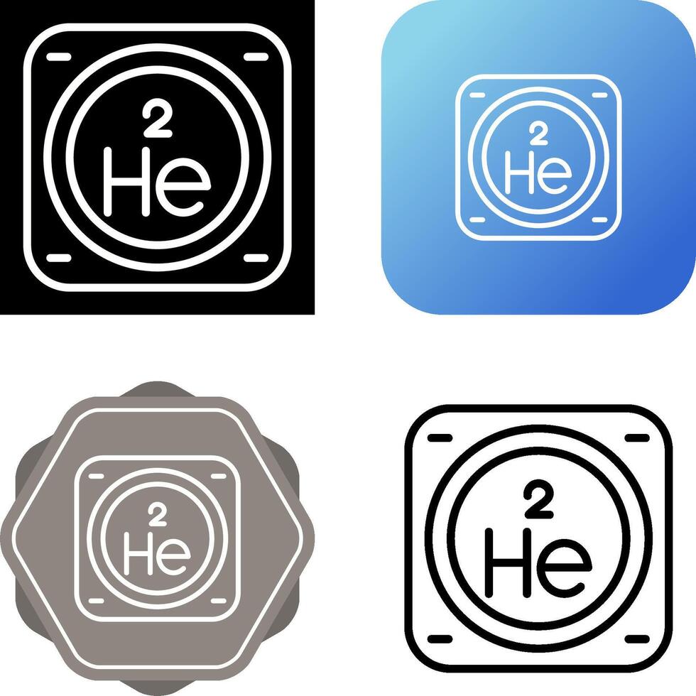 Helium Vector Icon