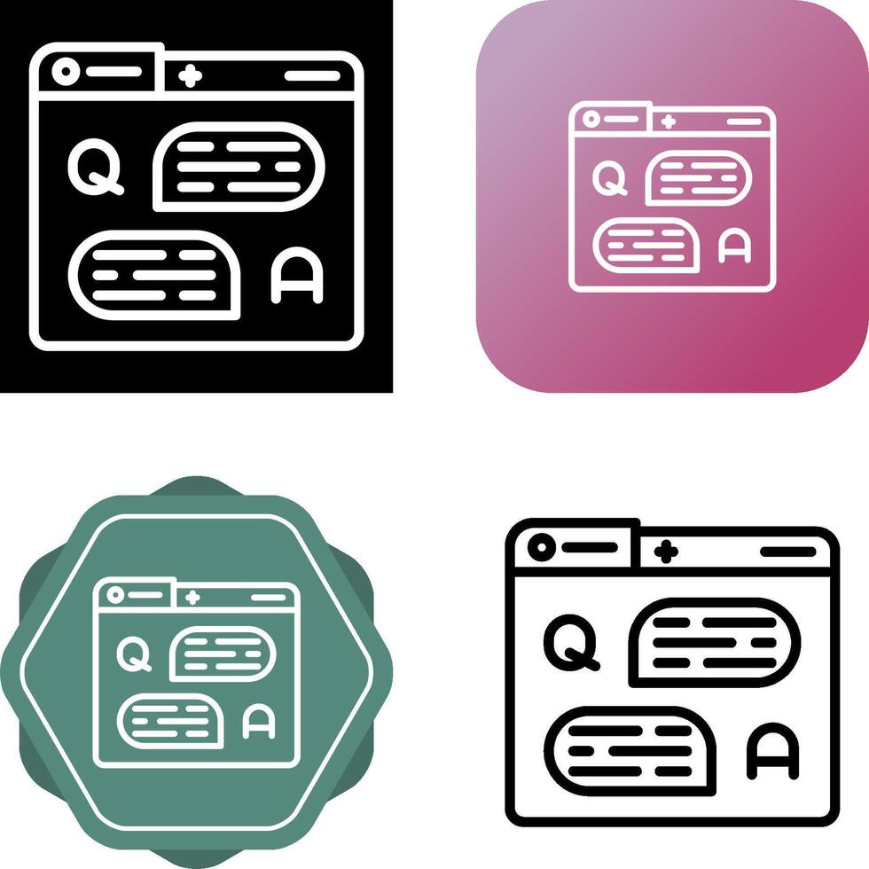 Forum Vector Icon