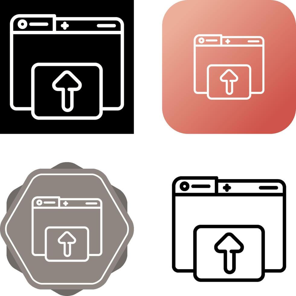 Uploading Vector Icon