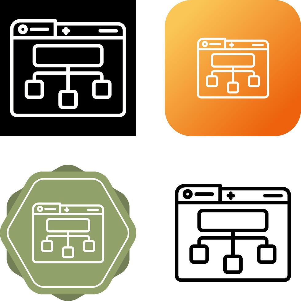 Site Map Vector Icon