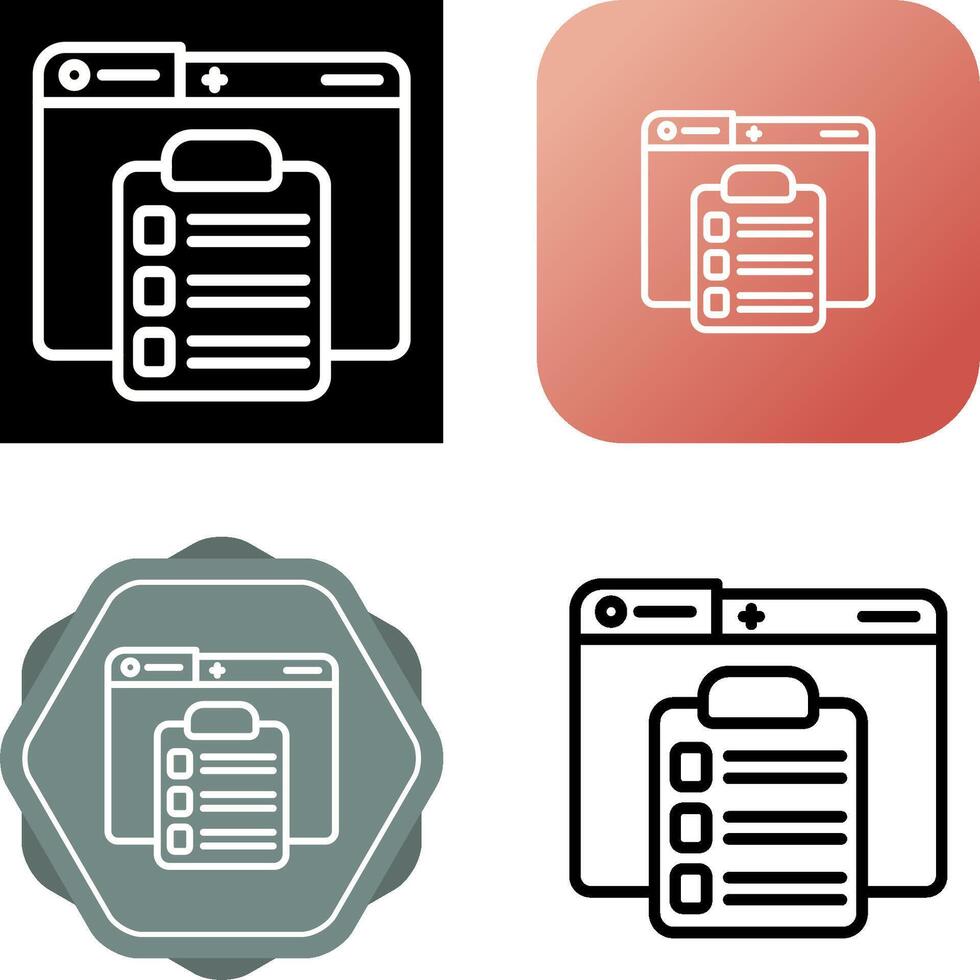 Checklist Vector Icon