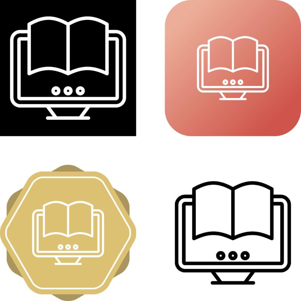 manual libro vector icono