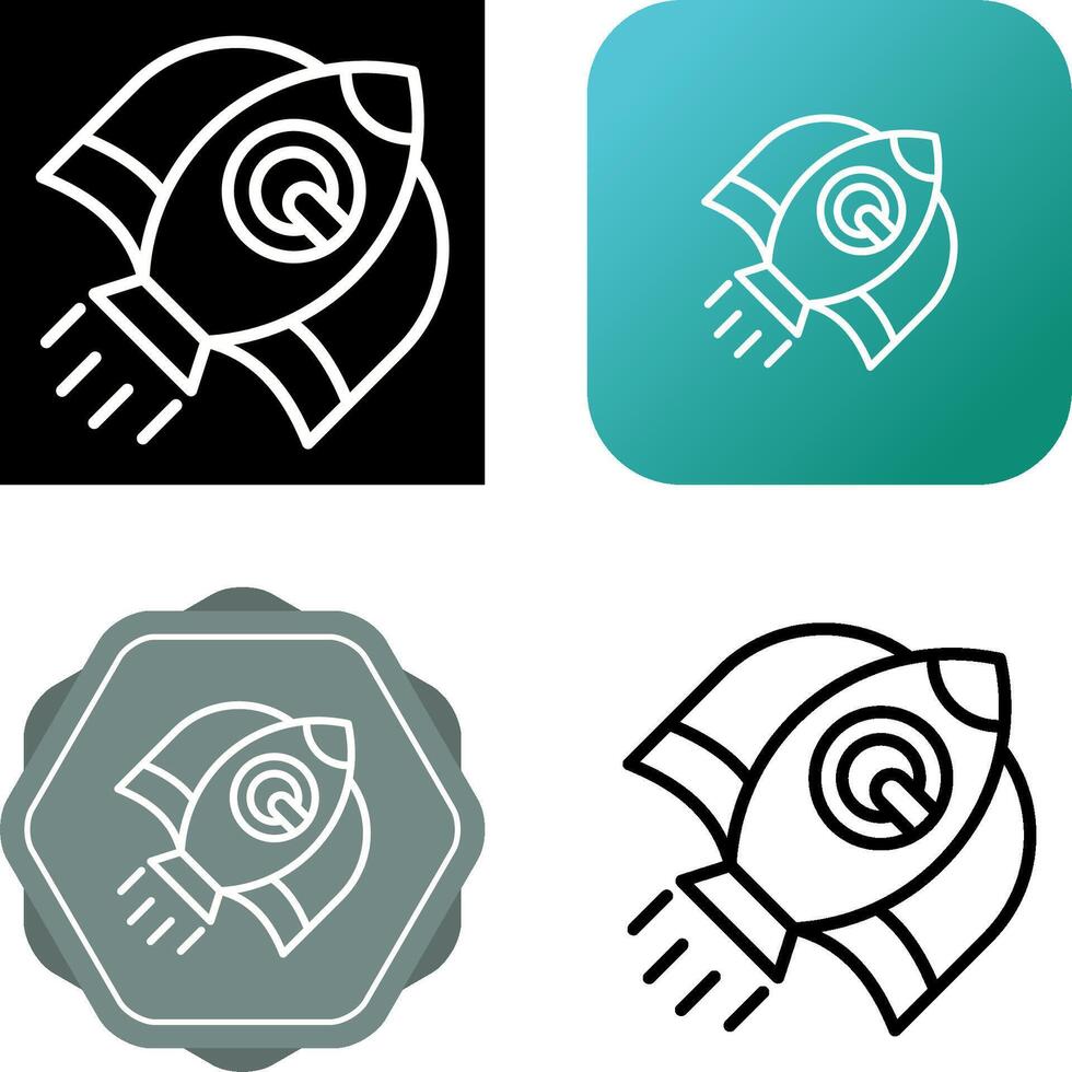 Rocket Ship Vector Icon