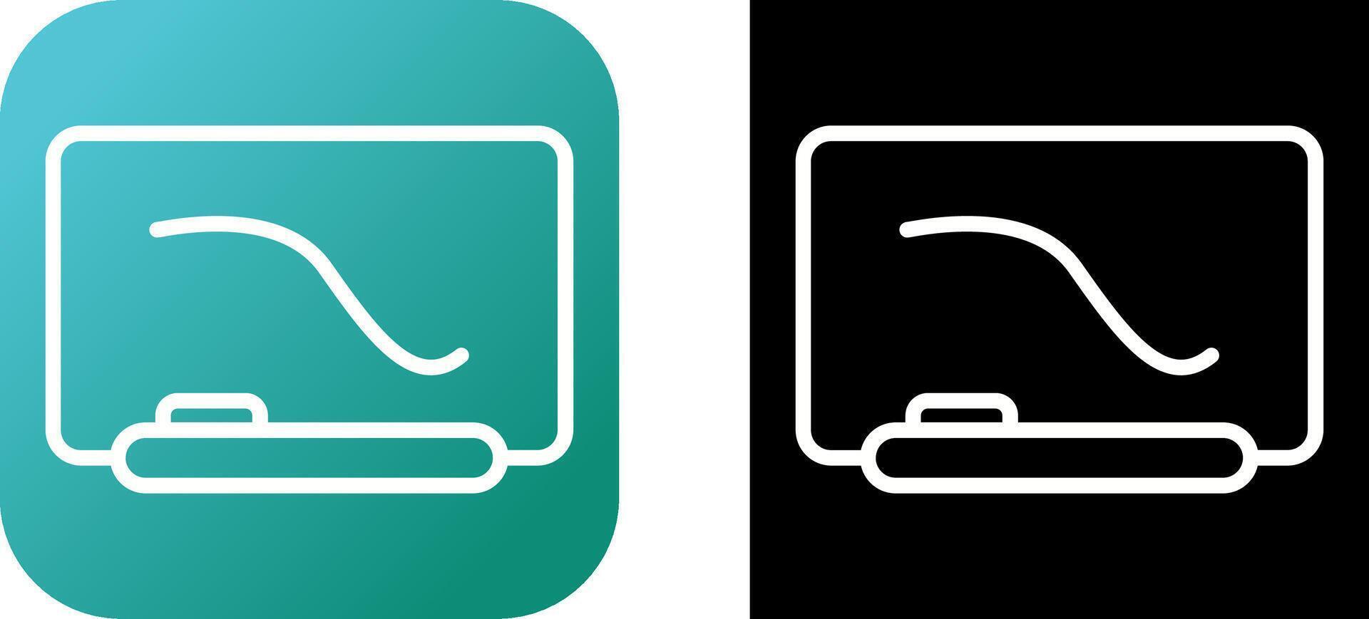 Interactive Whiteboard Vector Icon