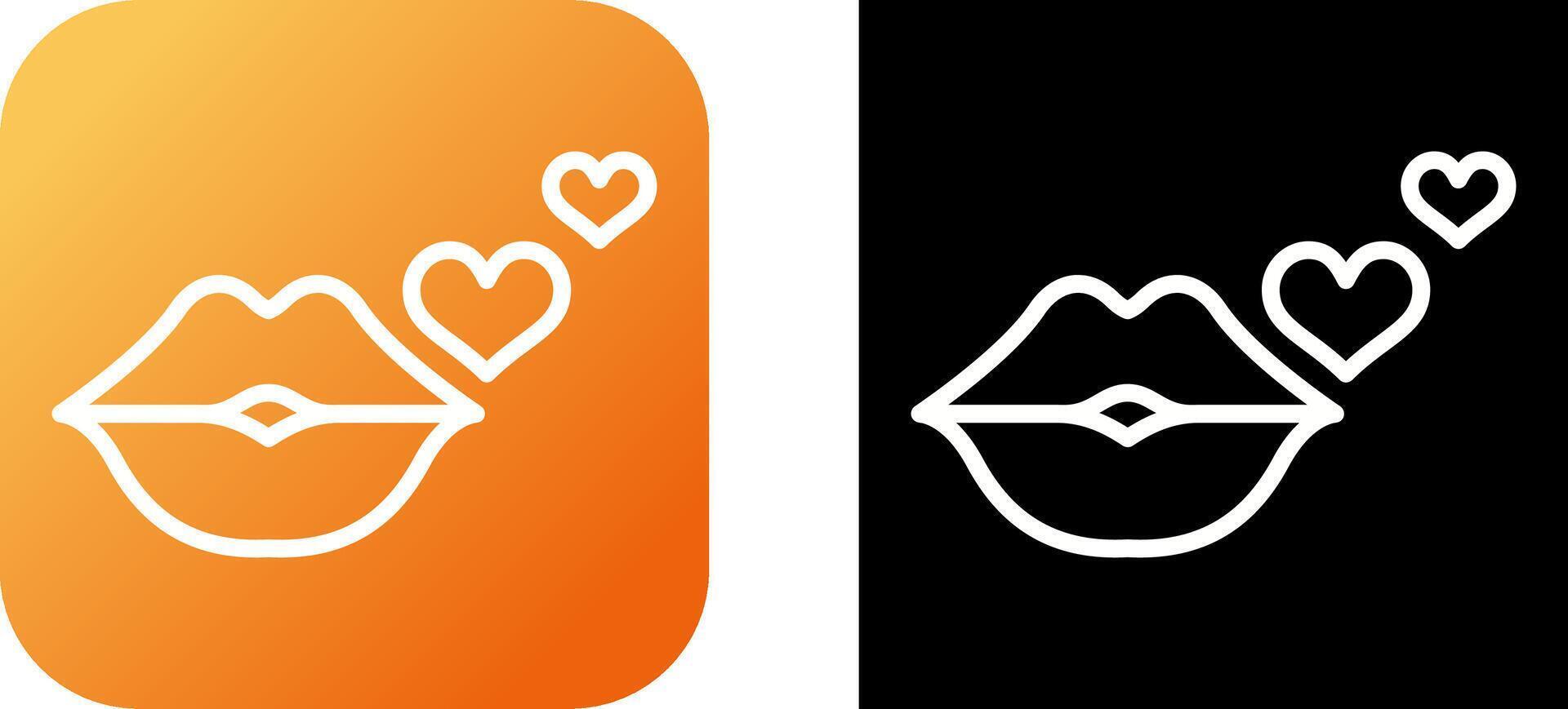Kiss Vector Icon
