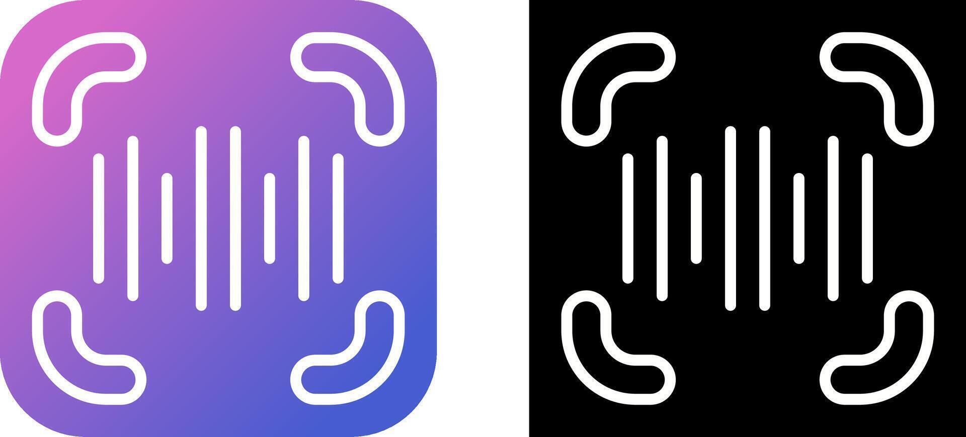 Voice Recognition Vector Icon