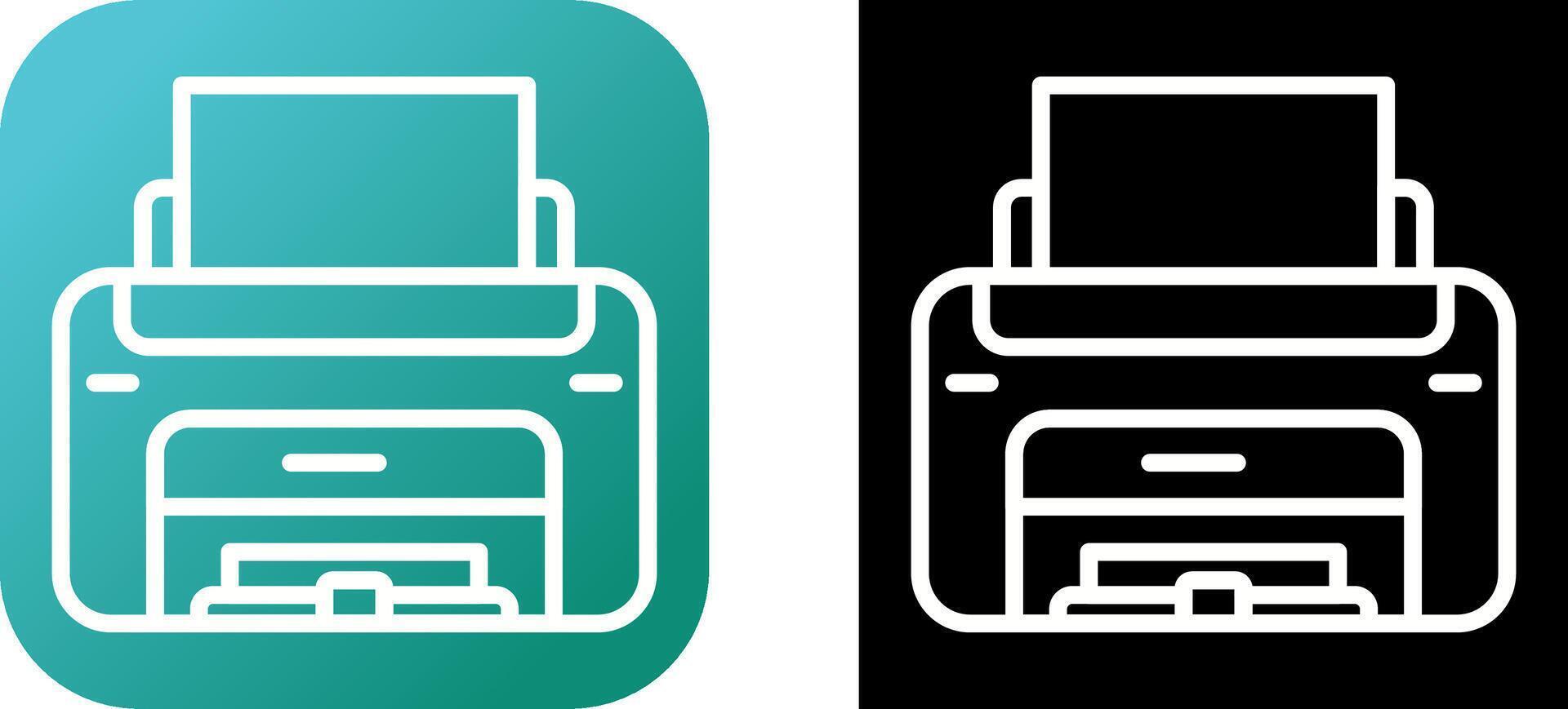 Laser Printer Vector Icon