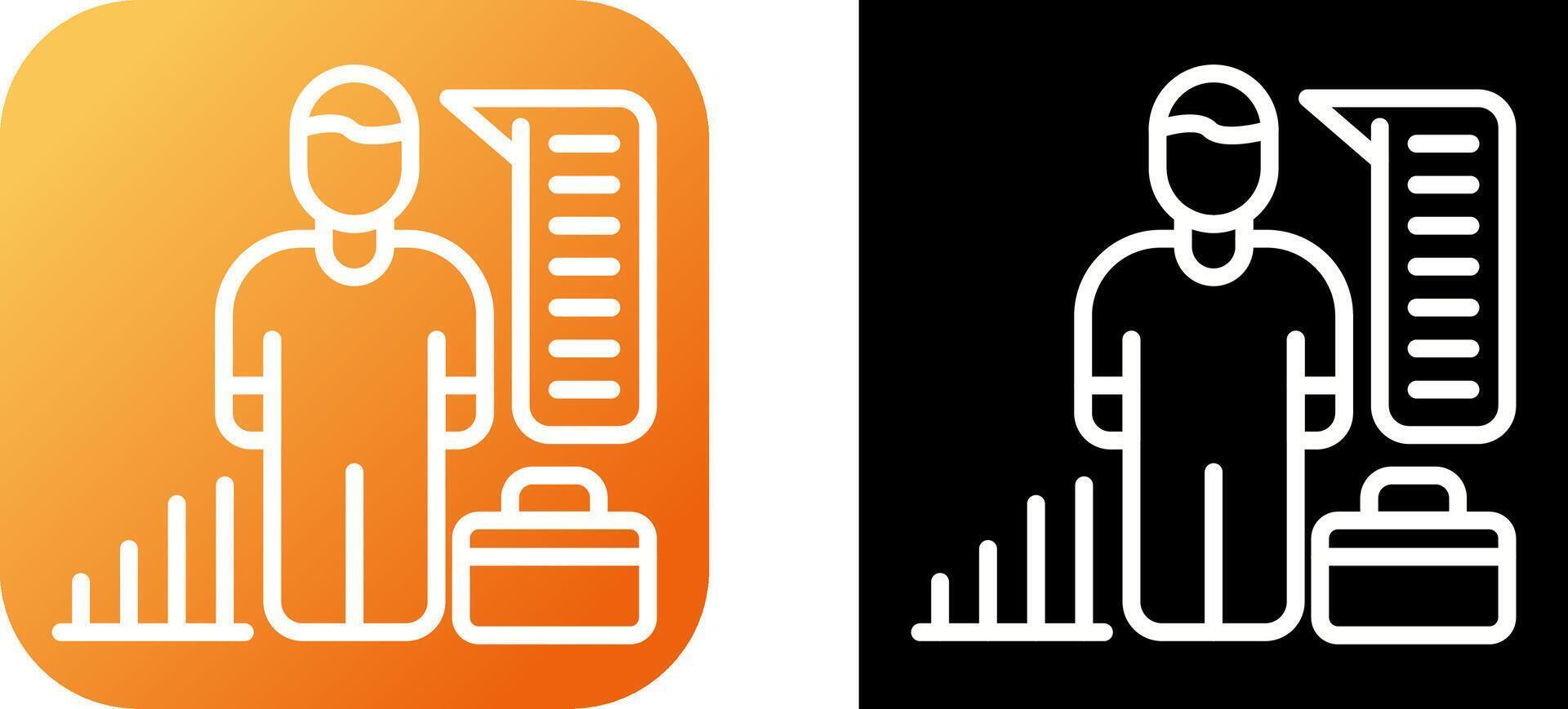 HR Analytics Vector Icon