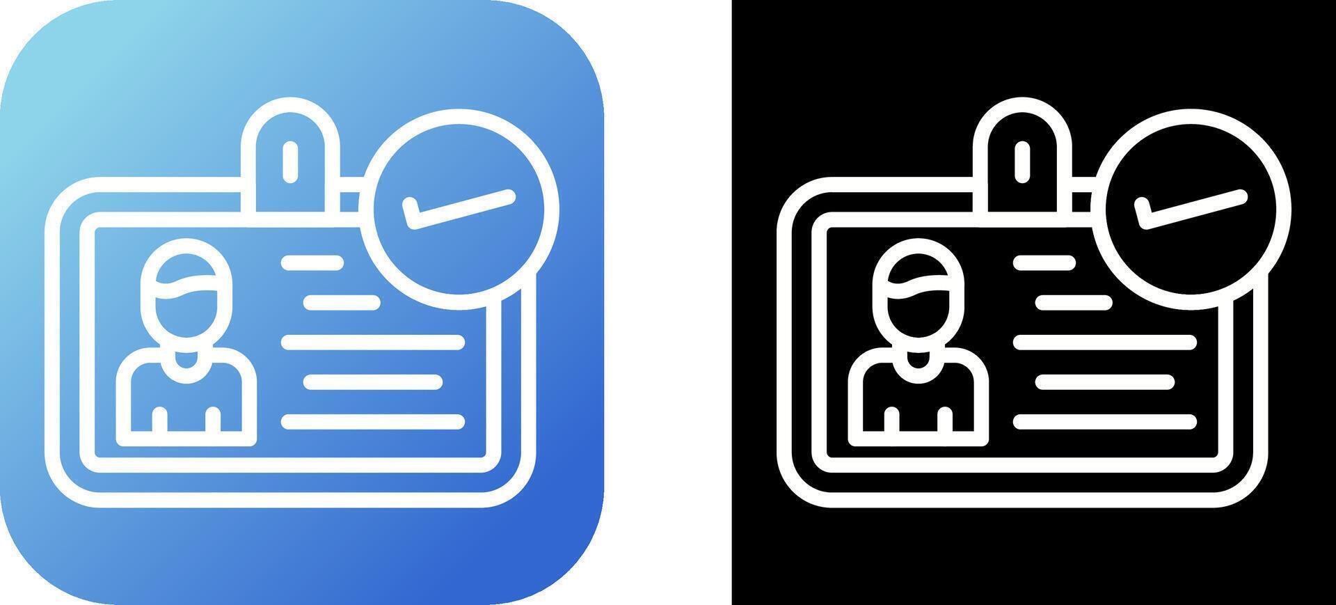 ID Verification Vector Icon