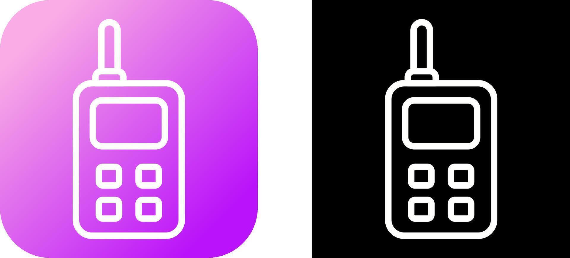 Walkie Talkie Vector Icon
