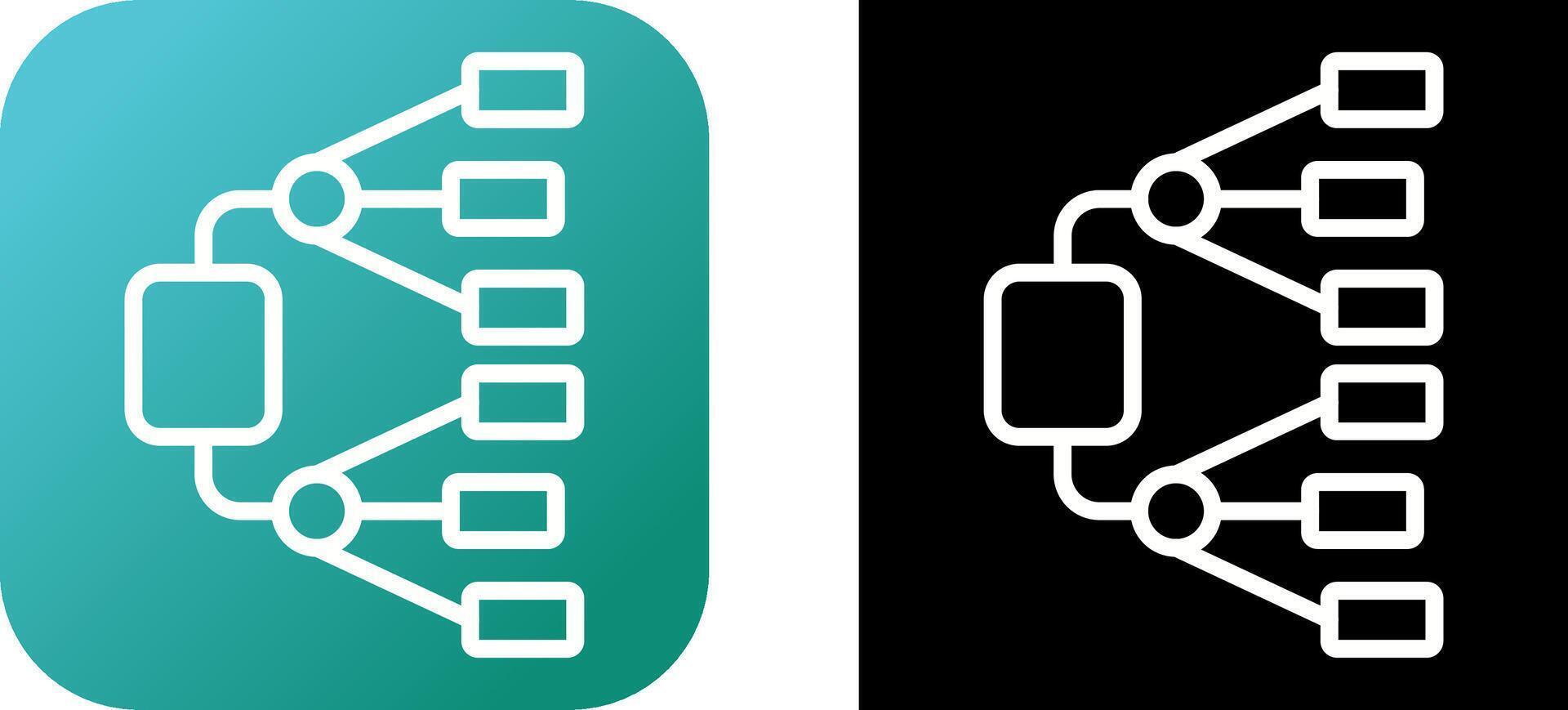 Network Diagram Vector Icon