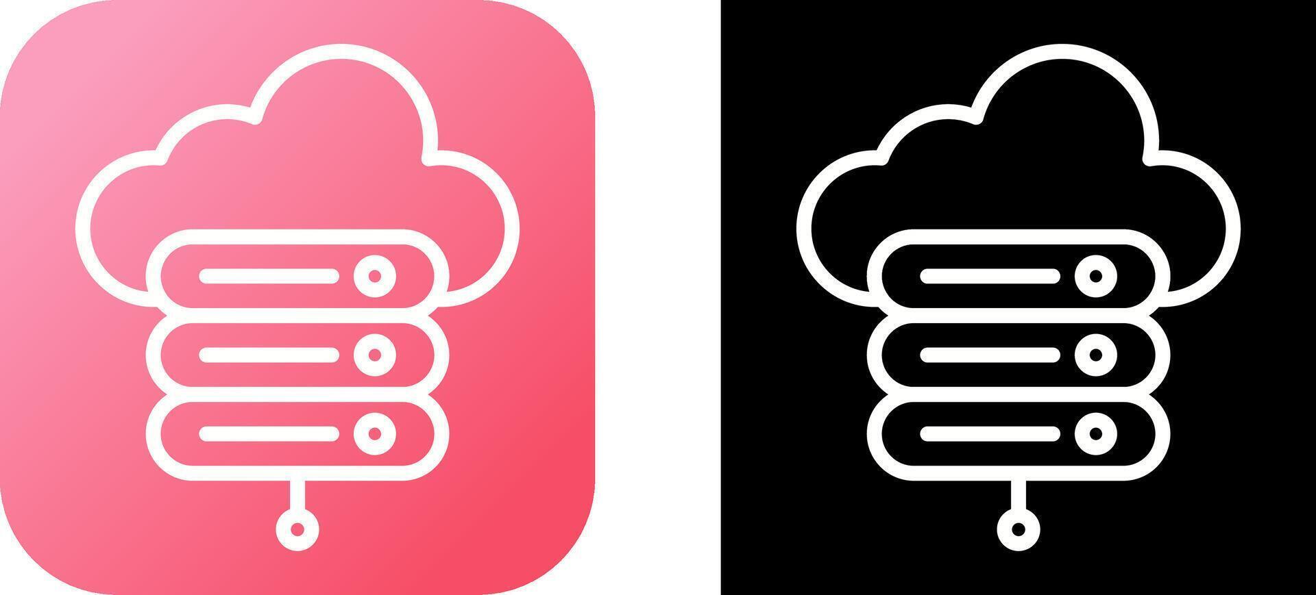 Cloud Storage Vector Icon