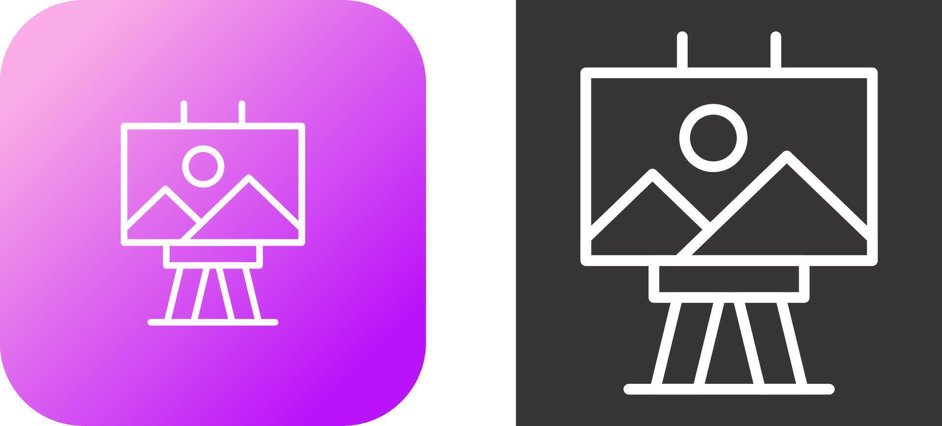 Canvas Vector Icon