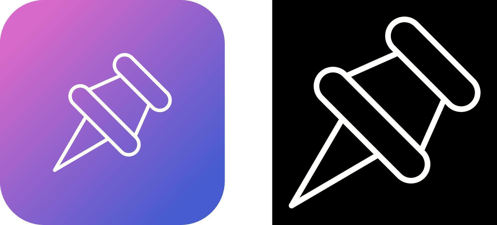 Pushpin Vector Icon