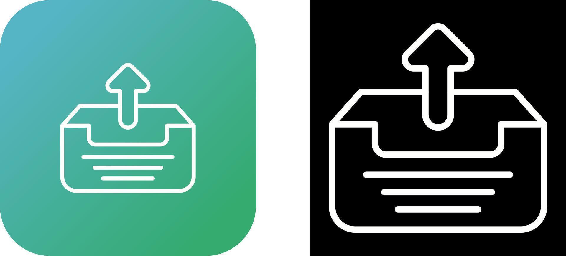 Outbox Vector Icon