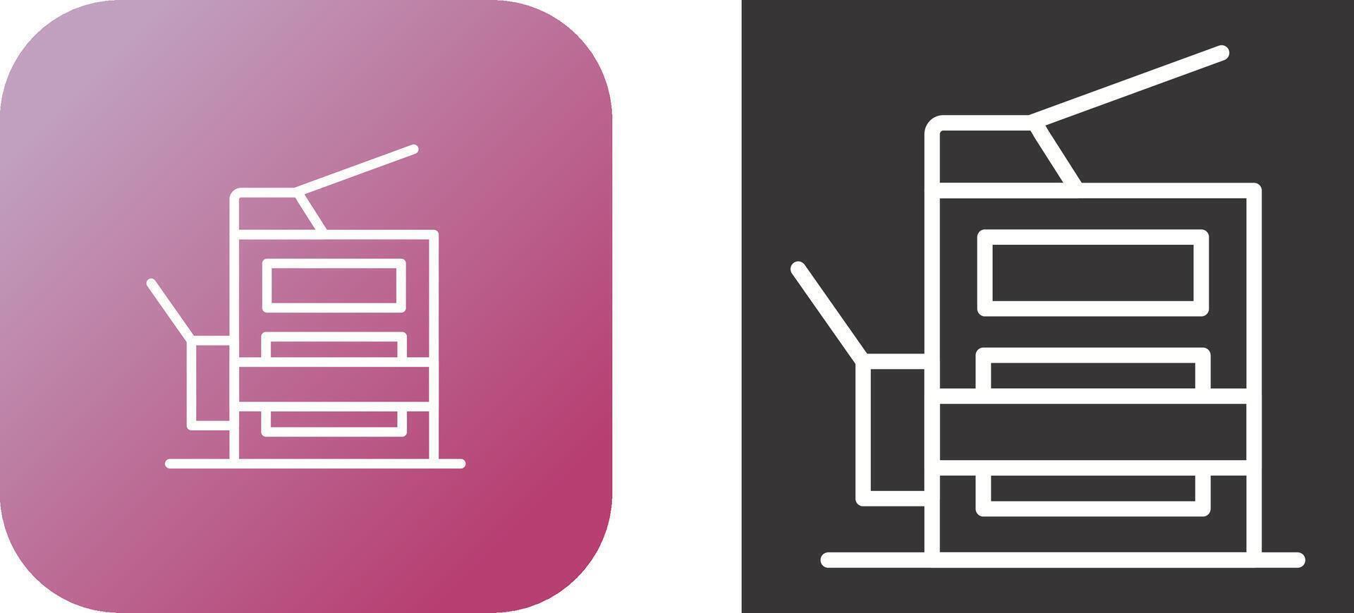 Copy Machine Vector Icon