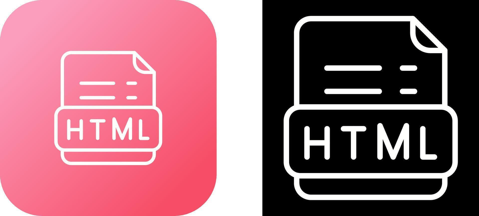 Html Vector Icon