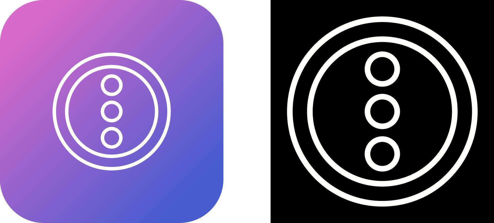 Menu Dots Vertical Vector Icon