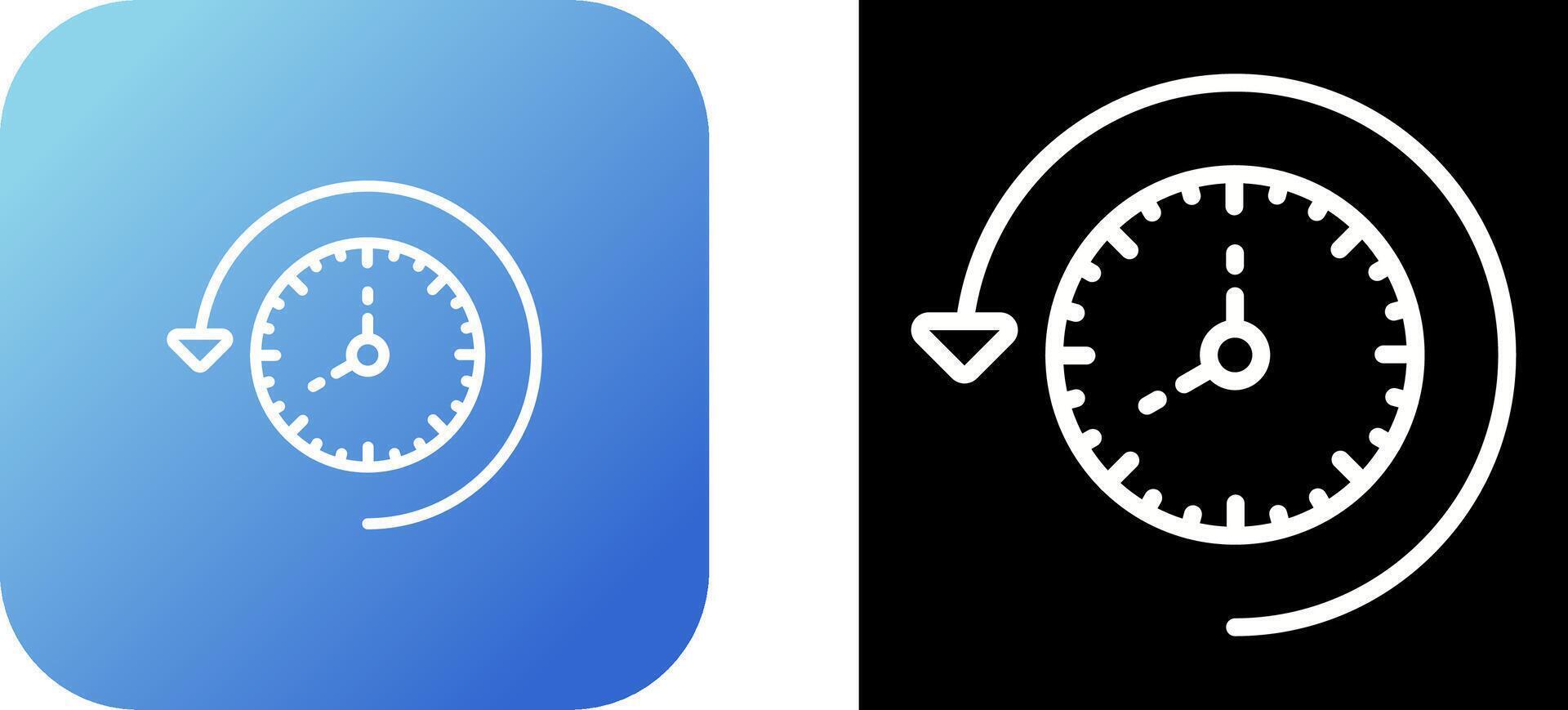 Time Past Vector Icon