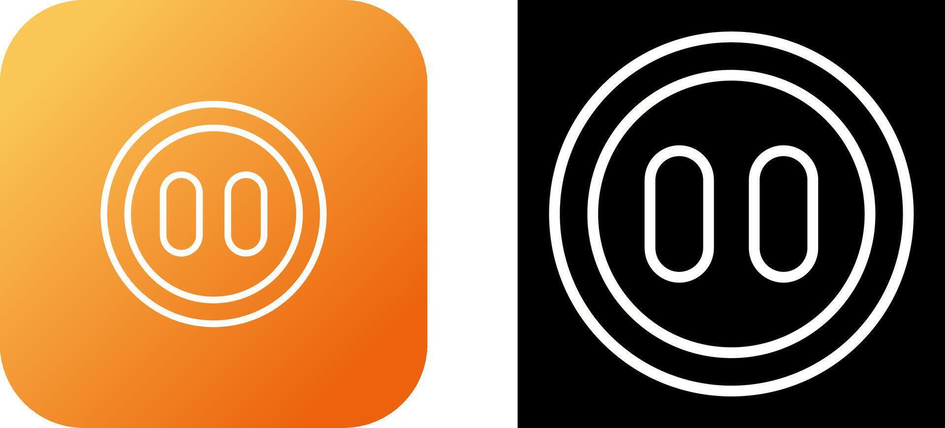 Pause Vector Icon
