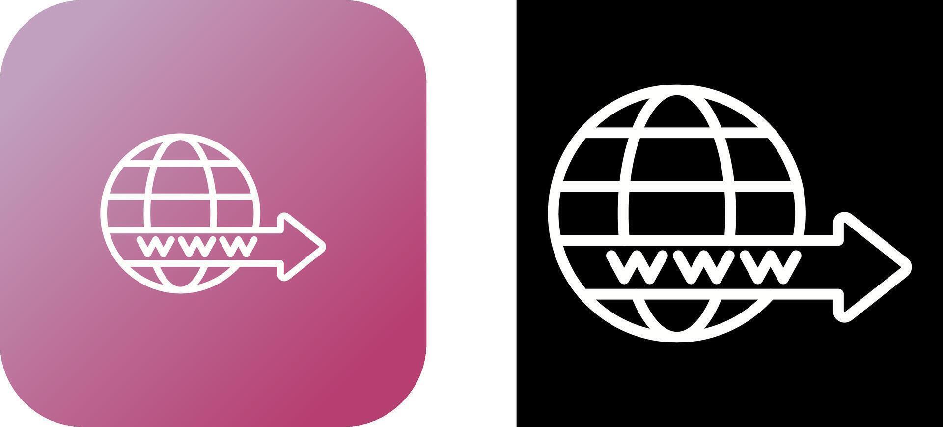 Domain Forwarding Vector Icon