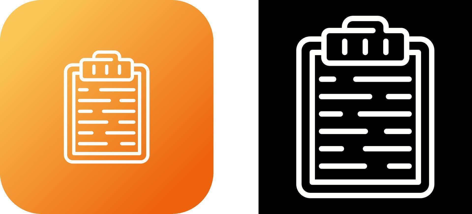 Clipboard Vector Icon