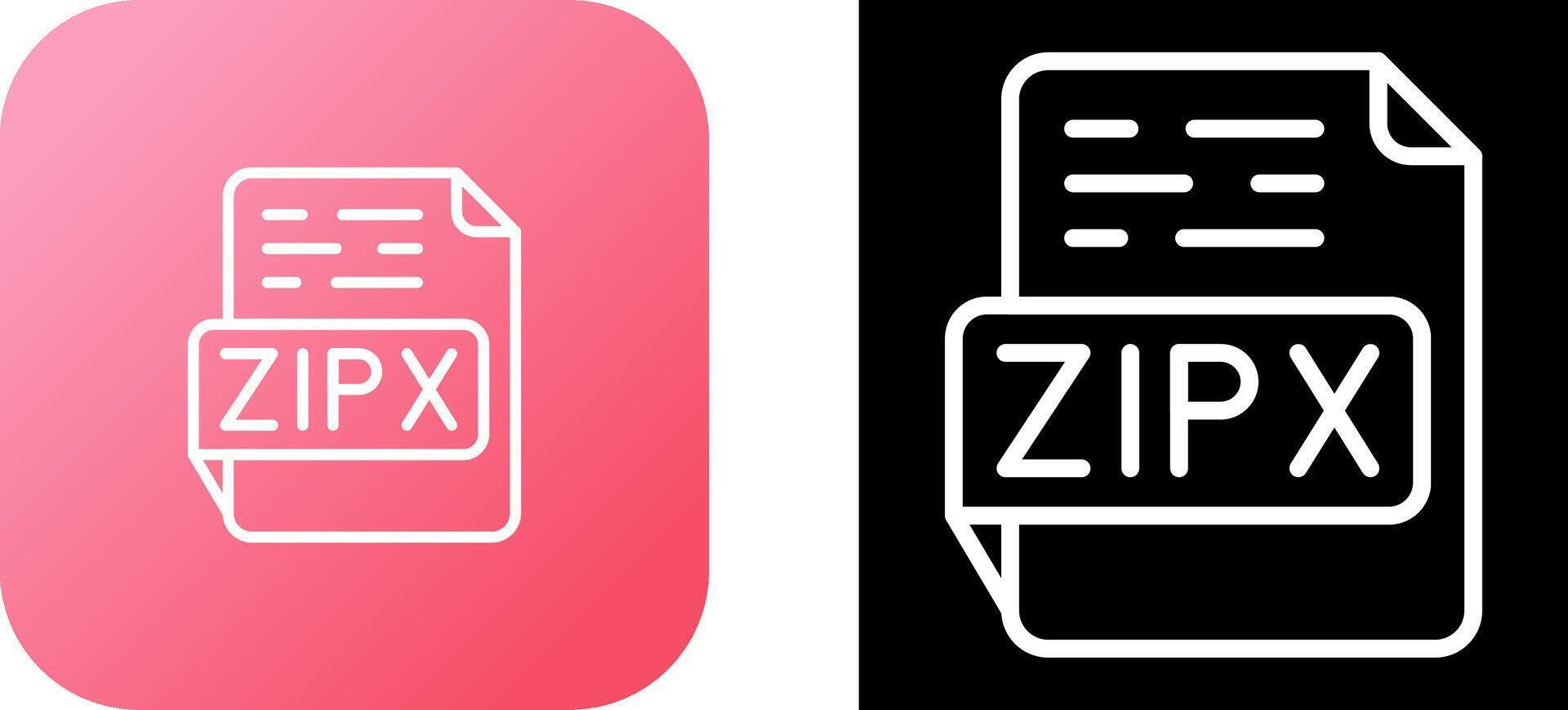 ZIPX Vector Icon