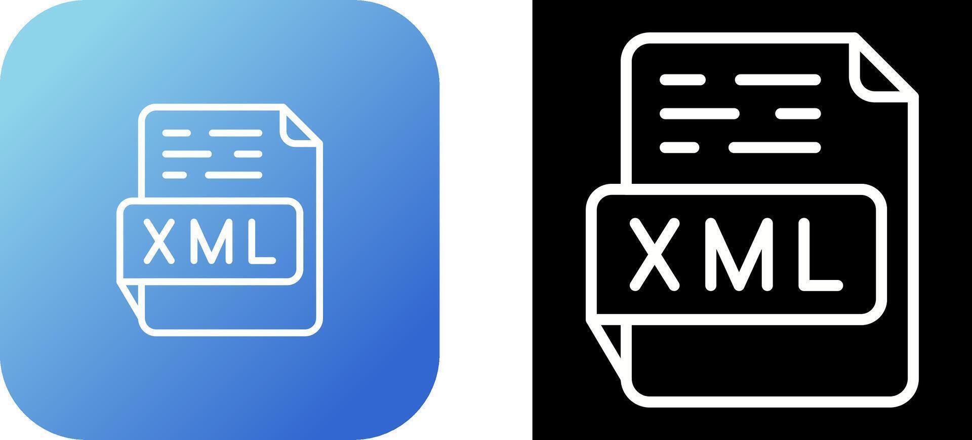 XML Vector Icon