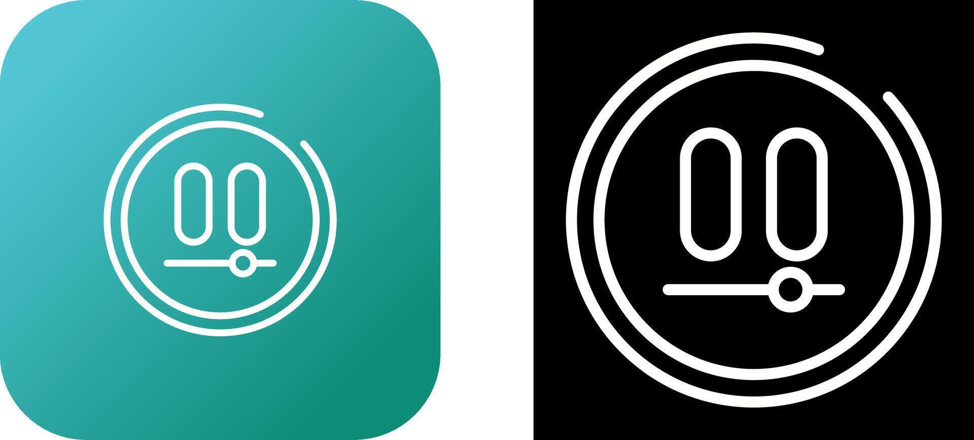 Video Pause Button Vector Icon