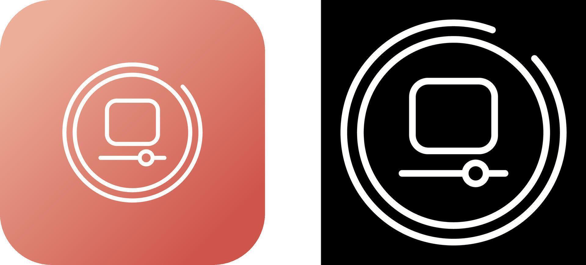 Video Stop Button Vector Icon