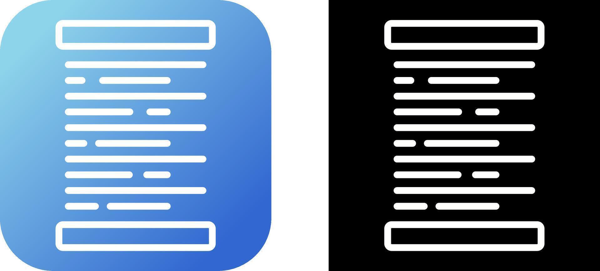 Right Alignment Vector Icon