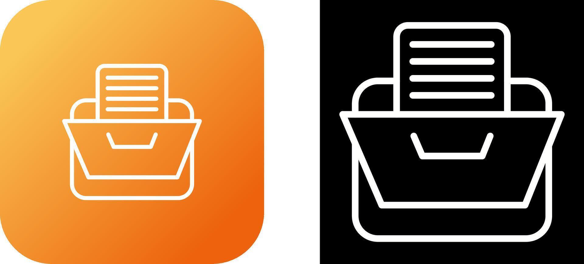 Filing Cabinet Vector Icon