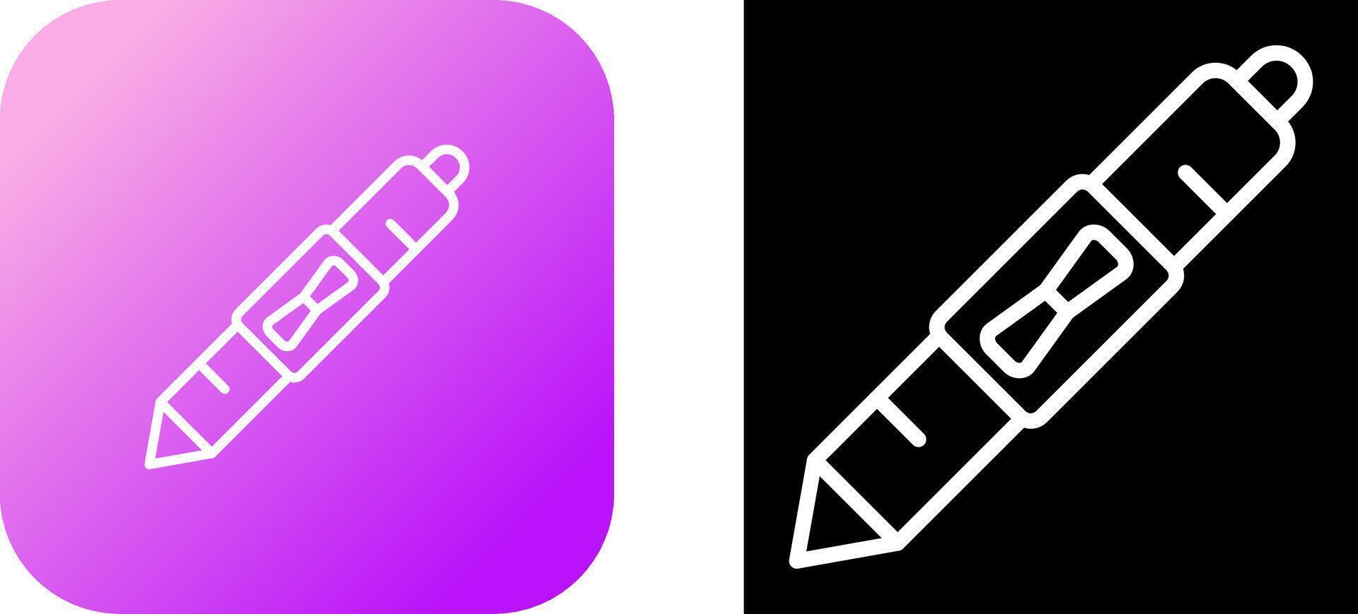 Tablet Pen Vector Icon