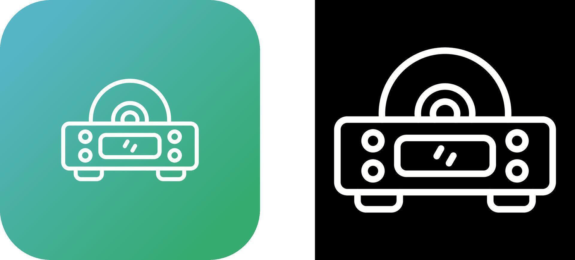 Cd Player Vector Icon
