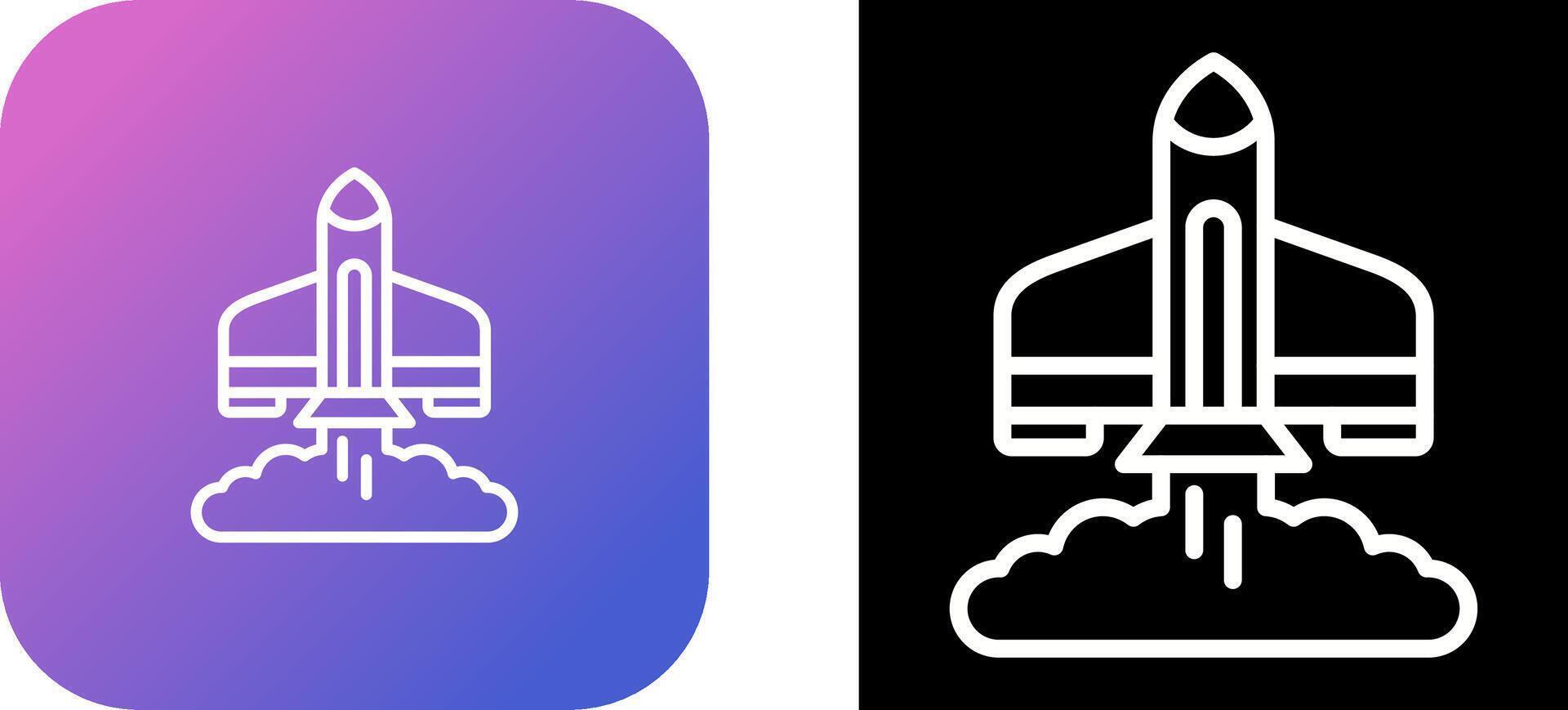 Rocket Launch Vector Icon