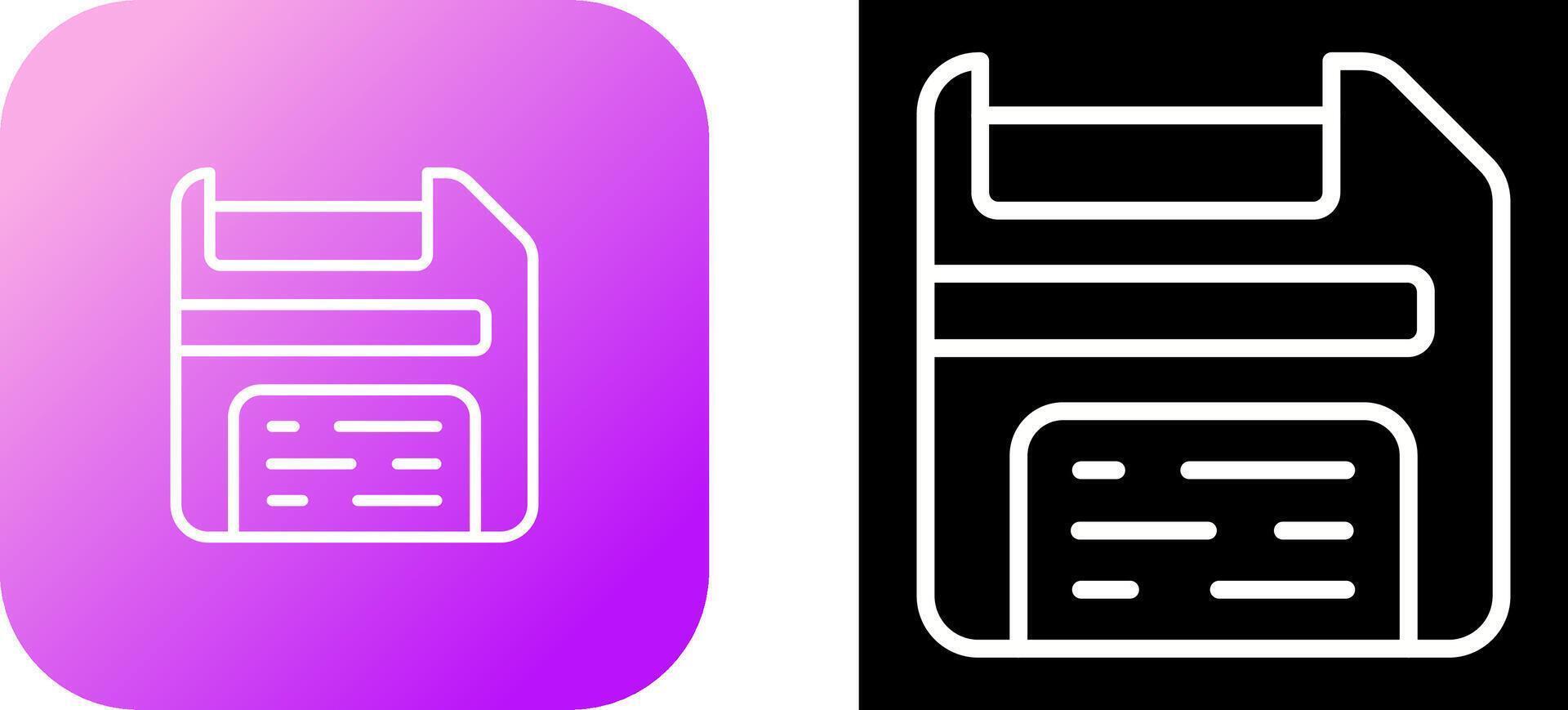 Floppy Disk Vector Icon
