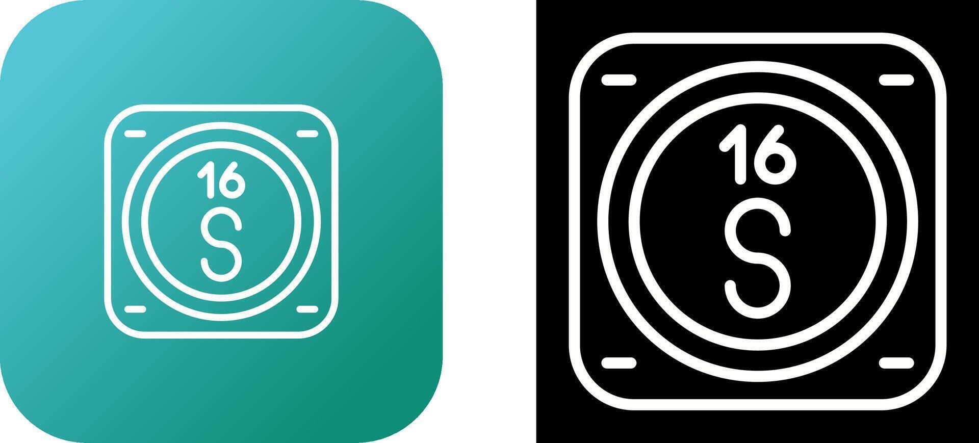 Chemical Element Vector Icon