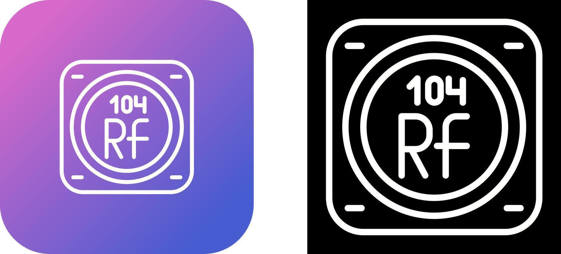 Rutherfordio Vector Icon