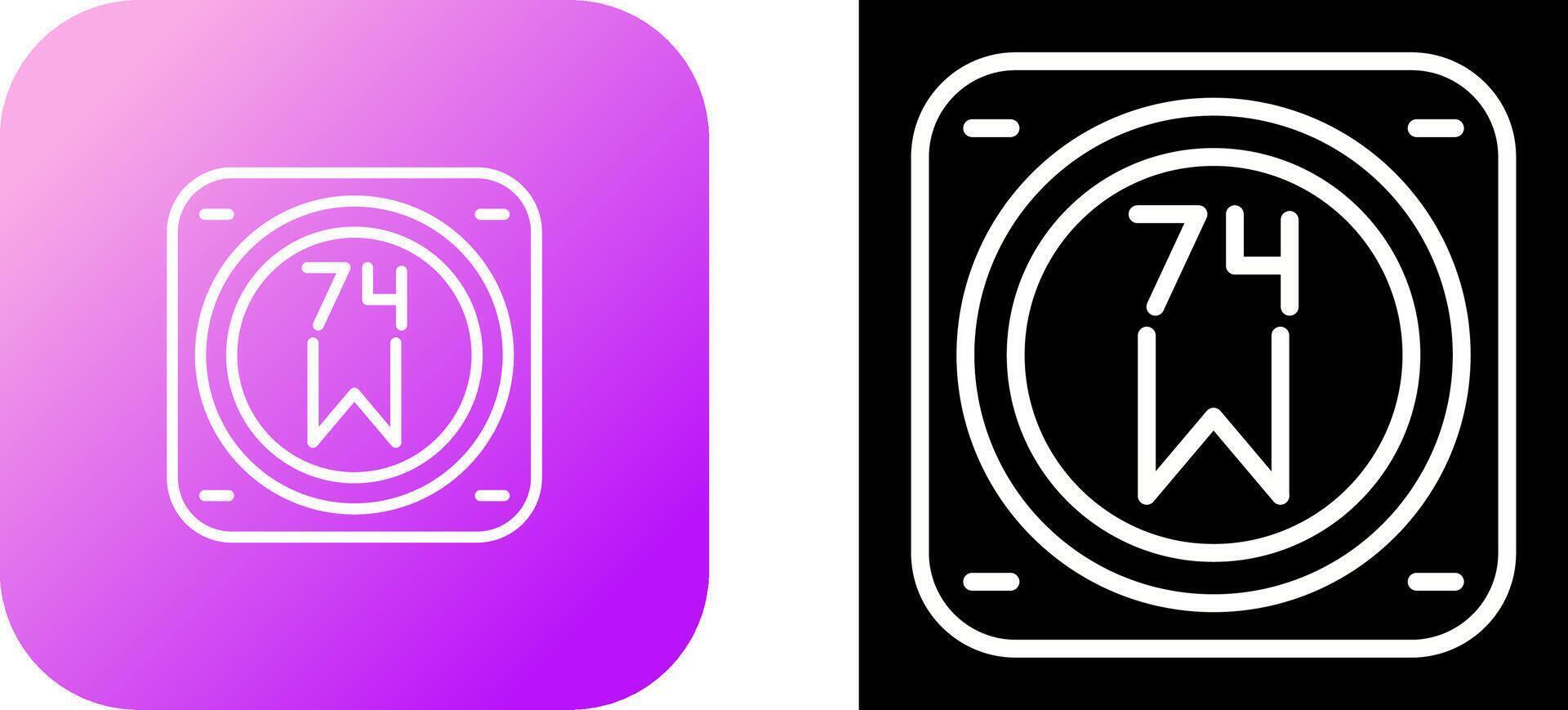 Tungsten Vector Icon