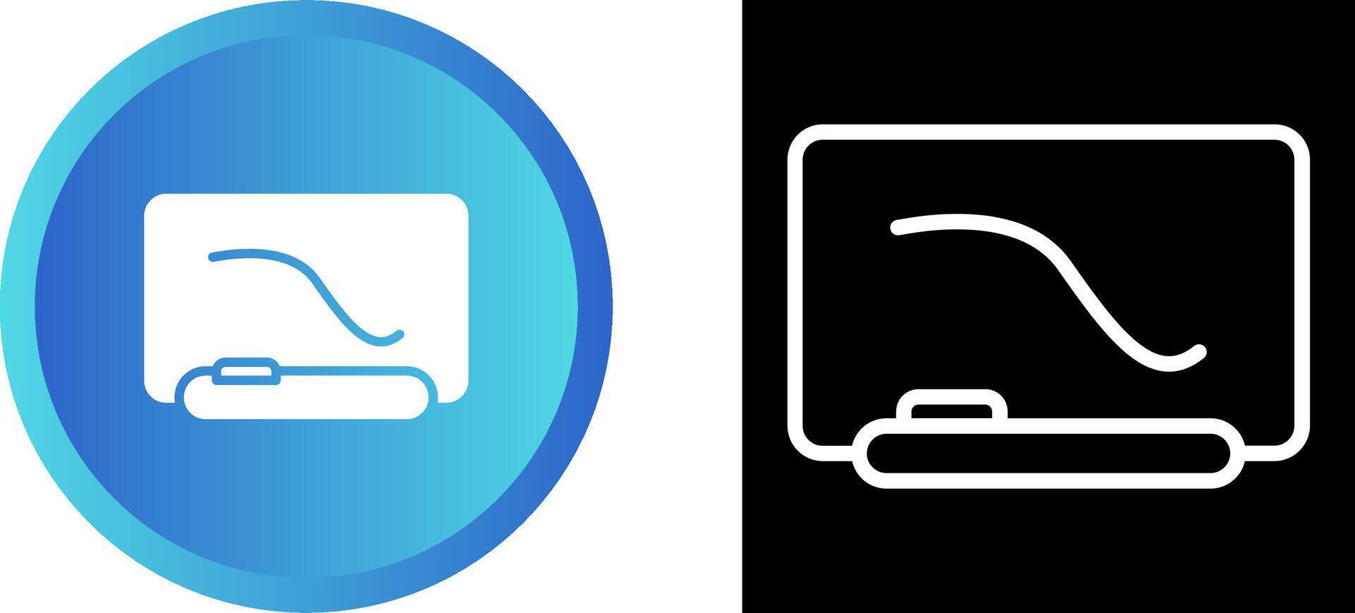 Interactive Whiteboard Vector Icon