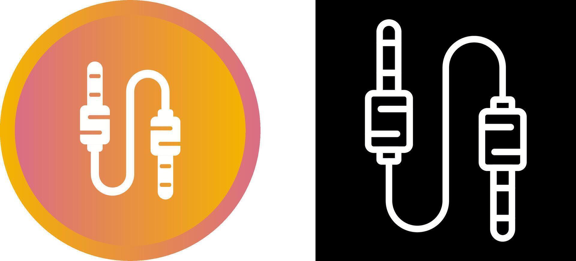 Audio Cable Vector Icon