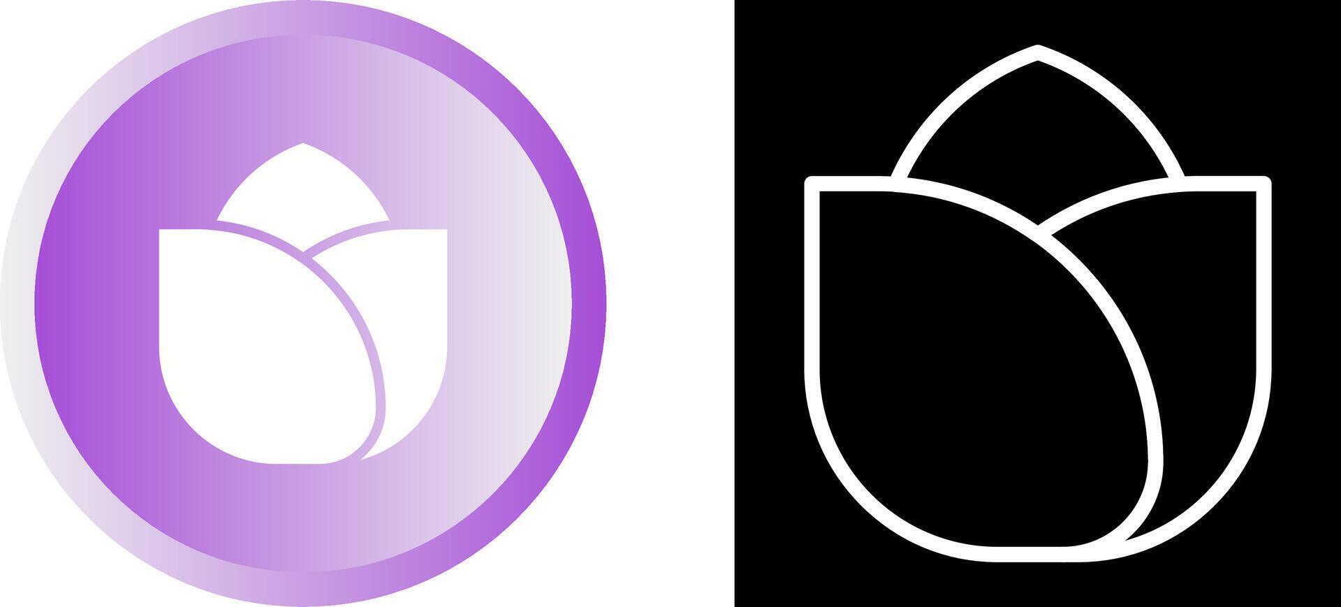 Rose petals Vector Icon