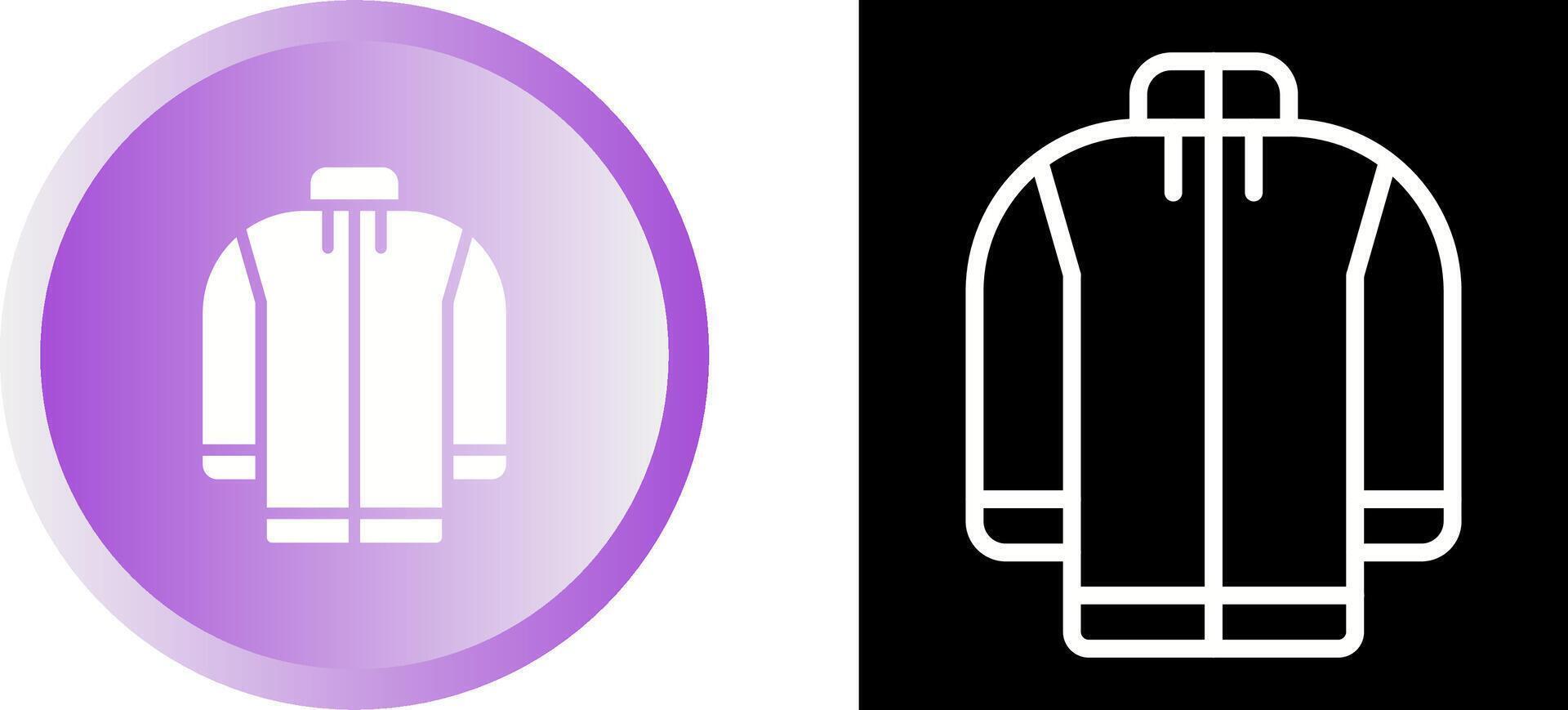Fleece jacket Vector Icon