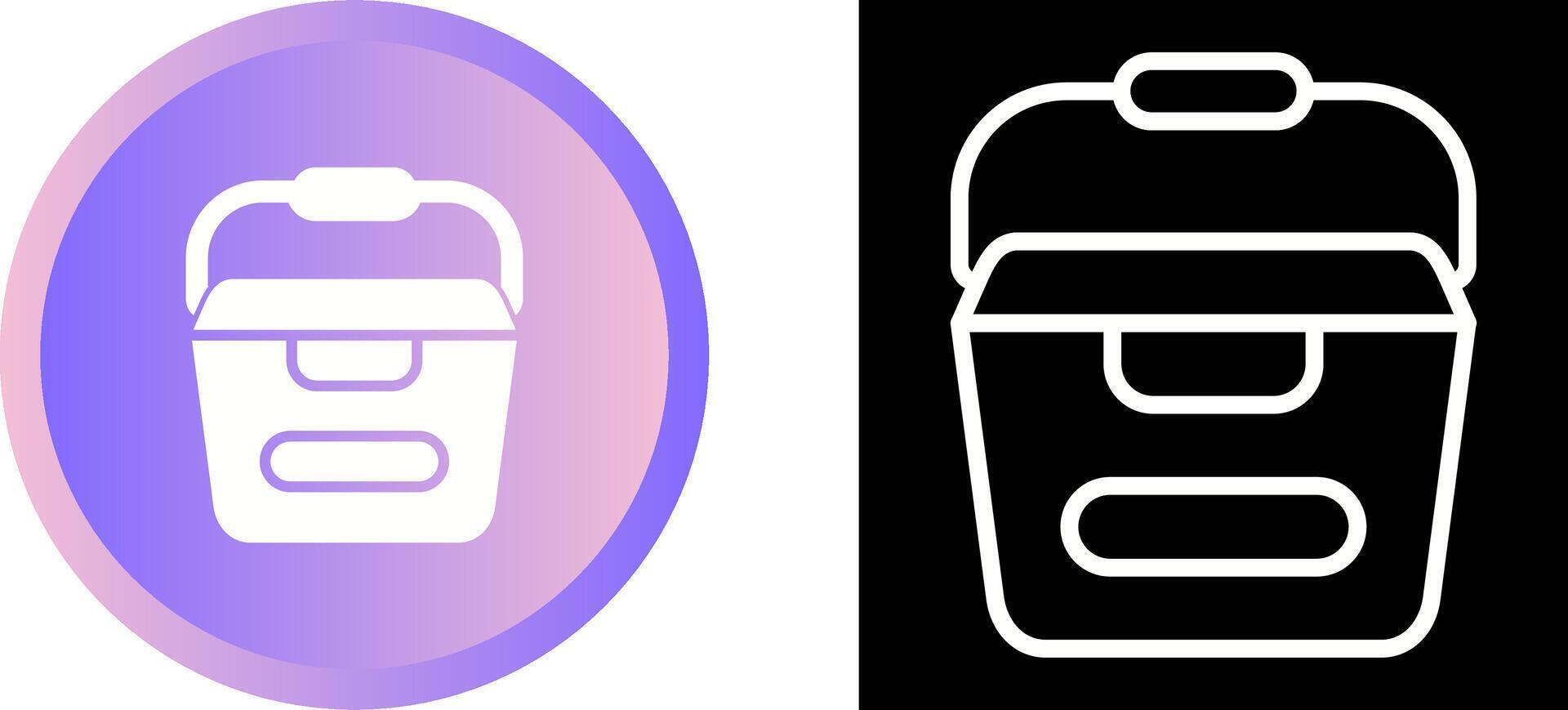 Portable water container Vector Icon