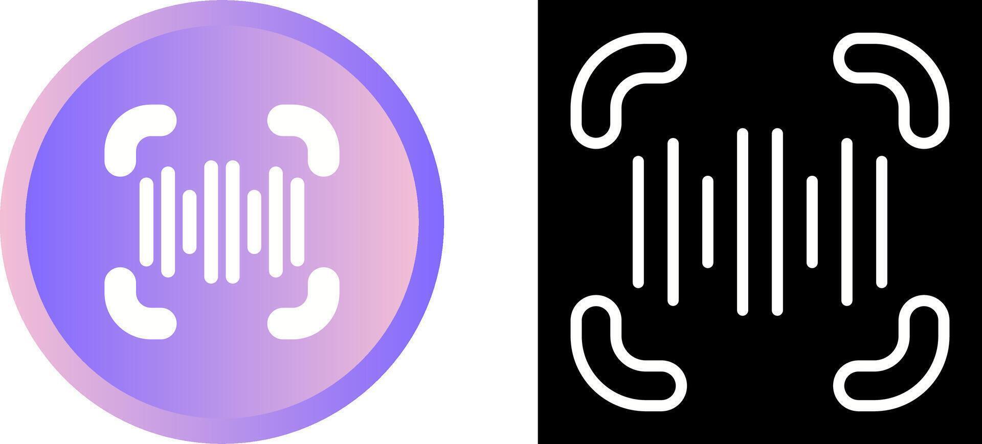 Voice Recognition Vector Icon