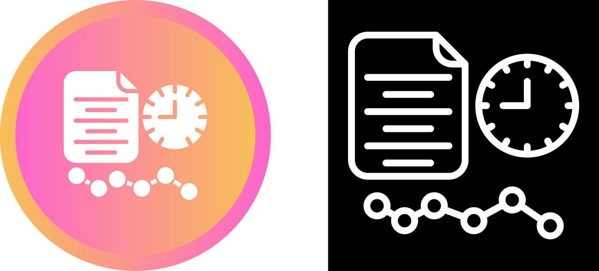 Time Series Analysis Vector Icon