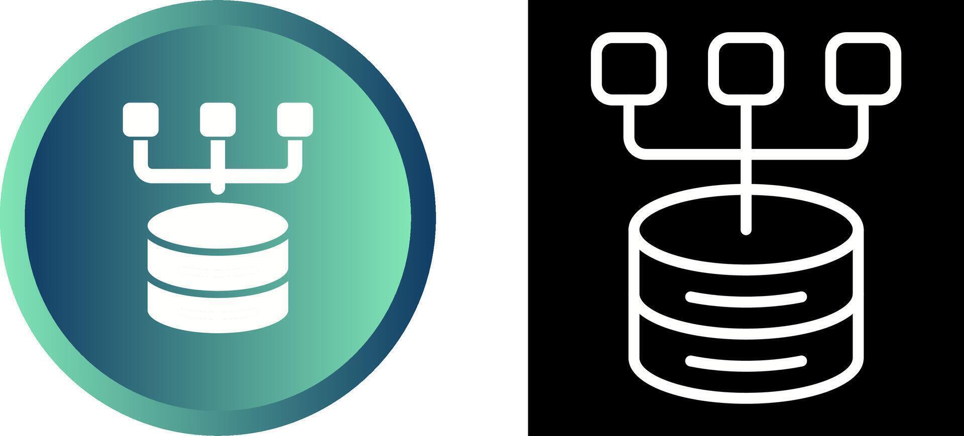 Data Modeling Vector Icon