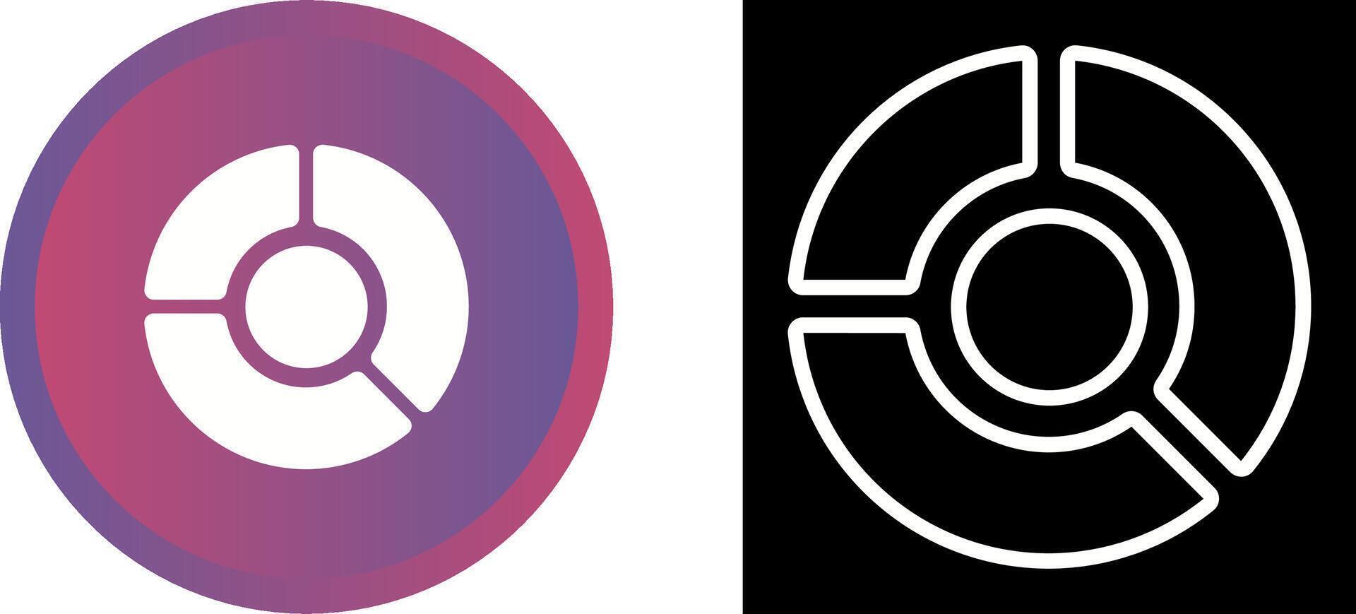 Pie Graph Vector Icon