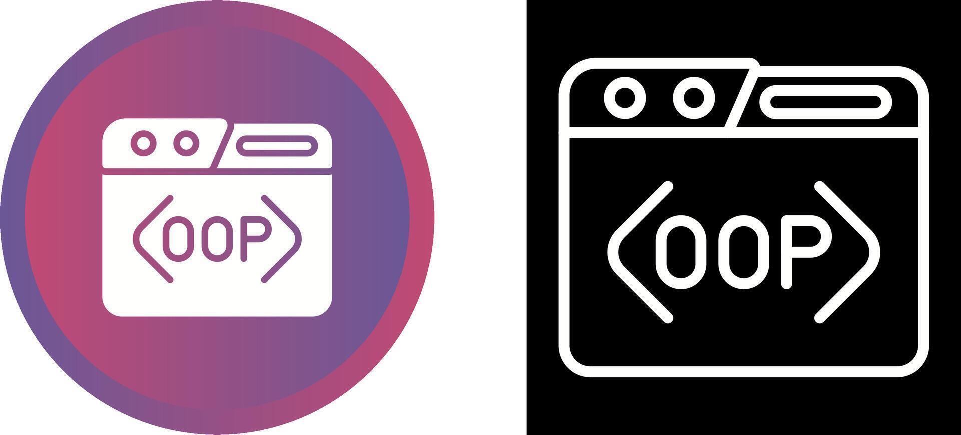 OOP Vector Icon
