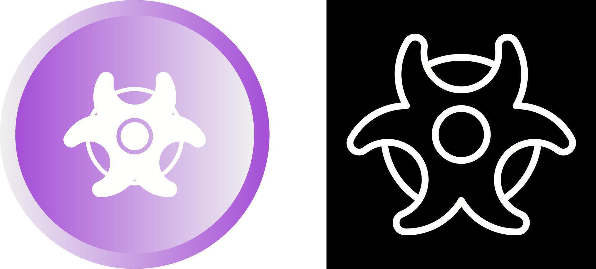 Biohazard symbol Vector Icon